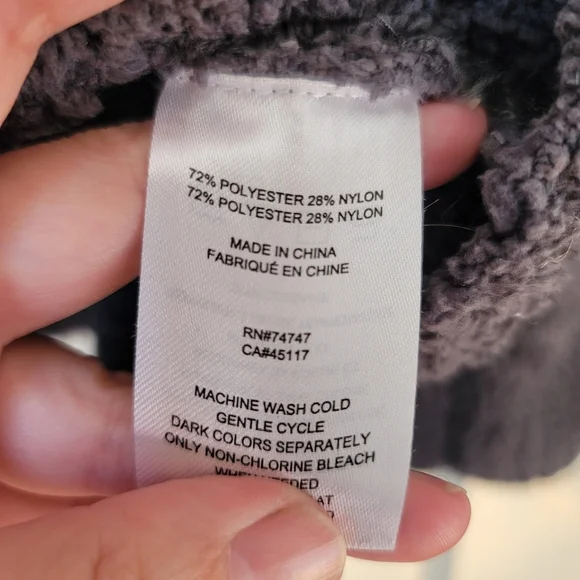 Natural Reflections Jacket Womens L Large Gray Zip Nubby Pockets - Picture 5 of 5